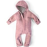 Ehrenkind® WOOLEN JUMPSUIT for Infants and Kids, Warm infant One-Piece made of natural virgin wool with zipper