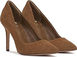 Vince Camuto Women's Savilla Pump, Fawn Suede, 5.5