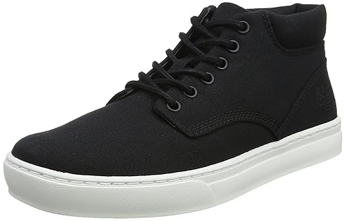 black canvas timberland boots