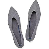 Frank Mully Womens Pointed Toe Flats Knit Dress Shoes Comfort Women Shoes Softable