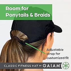 Gaiam Women's Running Hat - Classic Fitness White