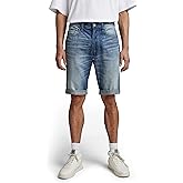 G-STAR mens 3301 Straight Fit Denim Shorts