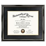 GraduationMall 11x14 Diploma Frame with Black over