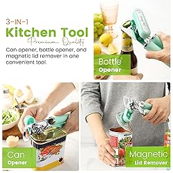 Spring Chef Stainless Steel Can Opener - Manual