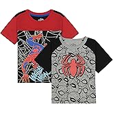Marvel Spider-Man Boys 2 Pack Short Sleeve T-Shirts for Toddler and Little Kids