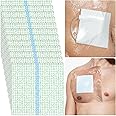 MandMcares Hemodialysis Peritoneal Dialysis Large Waterproof Catheter Shower Cover, Bandage Protector for Port Picc Line Chest Access, Chemo Ports,Wound | Non Adhesive Dressing (10"x10" (Pack of 25)