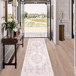 Area Rug 2x6 Runner Rug: Washable Vintage Hallway