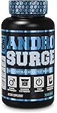 ANDROSURGE Estrogen Blocker for Men - Natural Anti-Estrogen, Testosterone Booster & Aromatase Inhibitor Supplement - Boost Muscle Growth & Fat Loss - DIM & 6 More Powerful Ingredients, 60 Veggie Pills