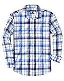 J.VER Mens Button Up Shirts Cotton Long Sleeve