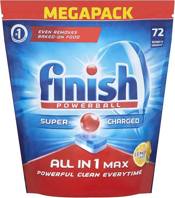 Finish Dishwasher Tablets, All in 1 Max Lemon, 72Count Amazon.co.uk