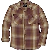 Carhartt Men's Montana Rugged Flex Relaxed Fit Lightweight Long-Sleeve Snap-Front Plaid Shirt