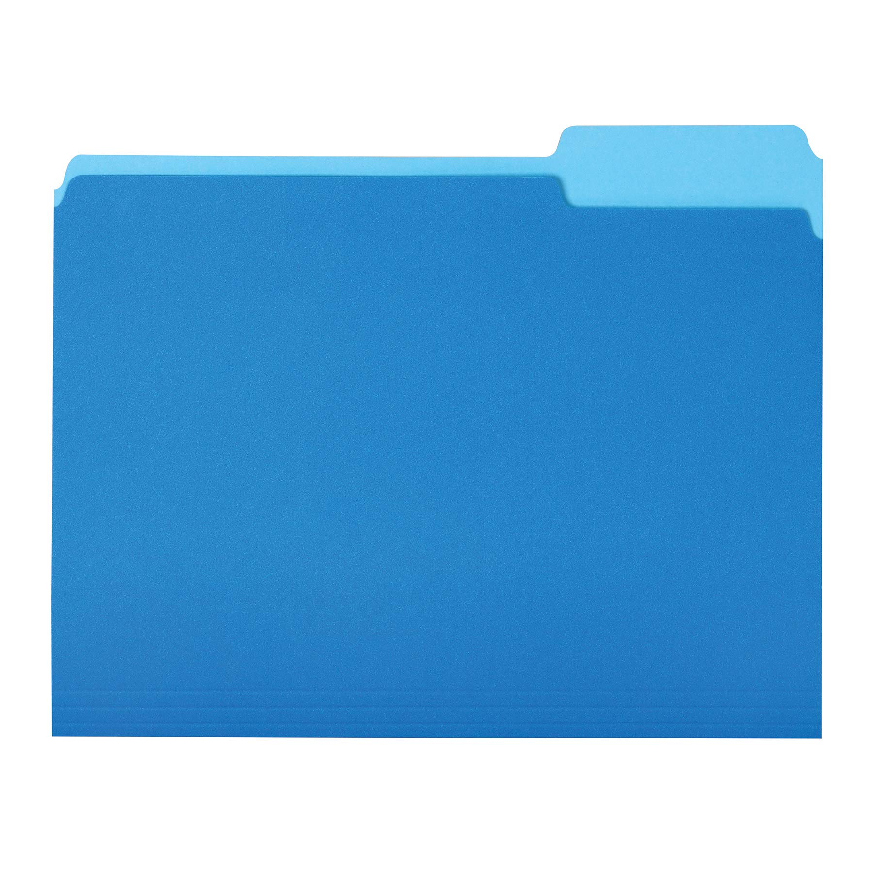 Amazon Basics File Folders, Letter Size, 1/3 Cut Tab, Orange, 36-Pack
