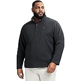 Izod Mens Big and Tall Thermosoft Quarter Zip Sweater Fleece Pullover