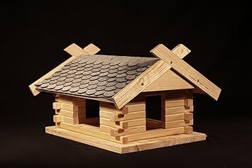 Martinshof Rothenburg Diakoniewerk Vogelhaus Bausatz Gross Grau