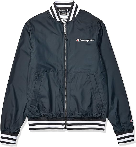 champion life satin baseball jacket