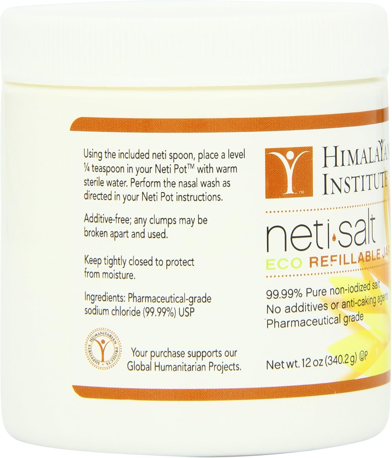 Himalayan Chandra Neti Pot Salt, 12-Ounce jar (Pack of 3): Health & Personal Care