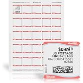 NetStamps Printable Postage Stamps, Original, 50 Sheets, 1200 Labels | Not Forever Stamps, Stamps.com subscription required, print USPS postage at home, inkjet and laser printers