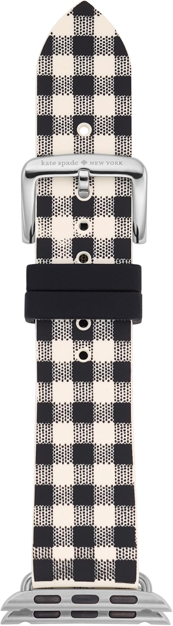 kate spade new york 38mm Apple Watch Band, Black and White