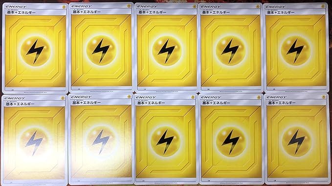 Amazon 10枚セット ポケモンカード Lig 基本雷エネルギー 基本かみなりエネルギー トレカ 通販