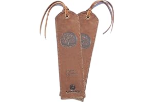 SOVEREIGN-GEAR Tree of Life Leather Bookmark Handmade - 2 Genuine Leather Bookmarks for Men and Women with Unique Tree of Life Design - Perfect Book Lovers Gift for Bookworms and Readers