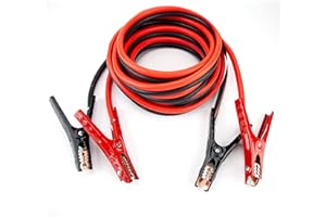 Justin Case Heavy-Duty Jumper Cables for Car, Includes 2 Gauge Wire Conductor 20' car Jumper Cables & 365 Day Roadside Assistance