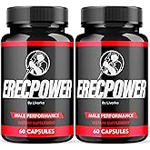 LIVORKA Erecpower Multivitamin Male Performance Capsules for Mens Health, Advanced Formula - 120 Capsules (2 Month Supply) - Pack of 2