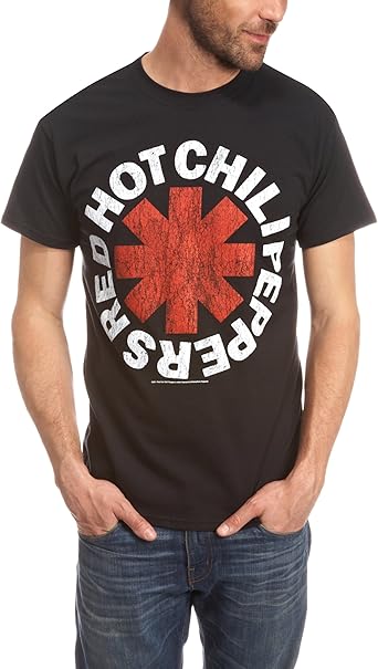 Bravado T-Shirt Red Hot Chili Peppers Logo: Amazon.es: Ropa y accesorios