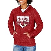 Zubaz NFL Women's Diamond Graphics Lightweight Marled Hoodie