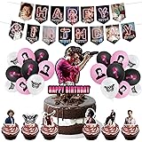 Harry Style_s Party Decorations 44PCS Singer Birthday Supplies for Pop Music Fans with 1 Birthday Banner, 18 Beautiful Balloo