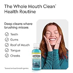 Listerine Cool Mint Antiseptic Mouthwash, Kills