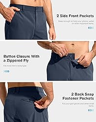 G Gradual Mens Golf Pants Stretch Dress Casual