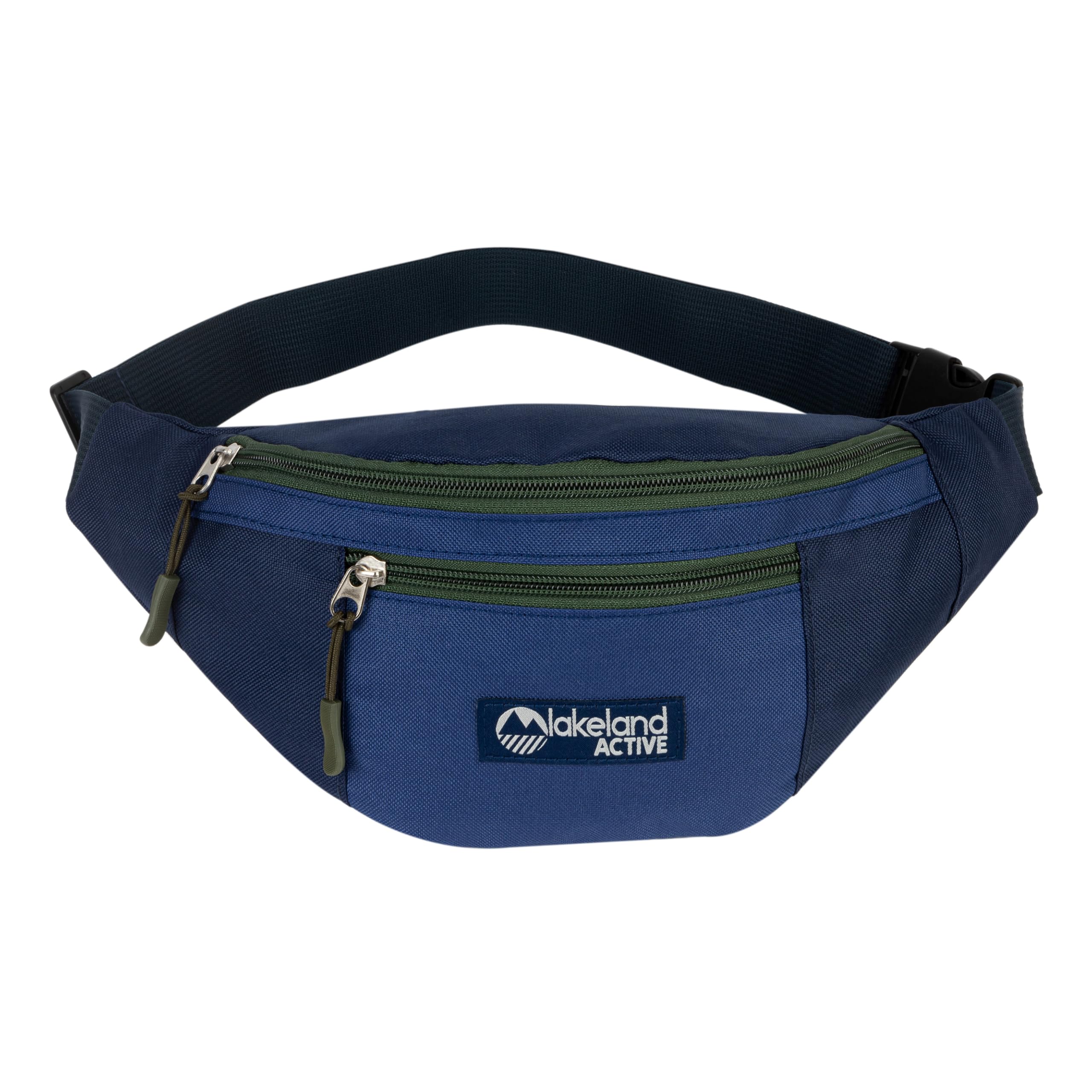 Lakeland Active Mossband Lightweight Bum Bag - Navy/Blue/Green