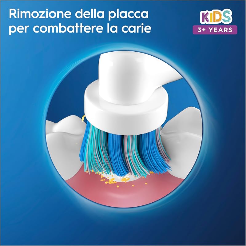 Testine di Ricambio Kids 3+, Bianche, 8 Ricambi