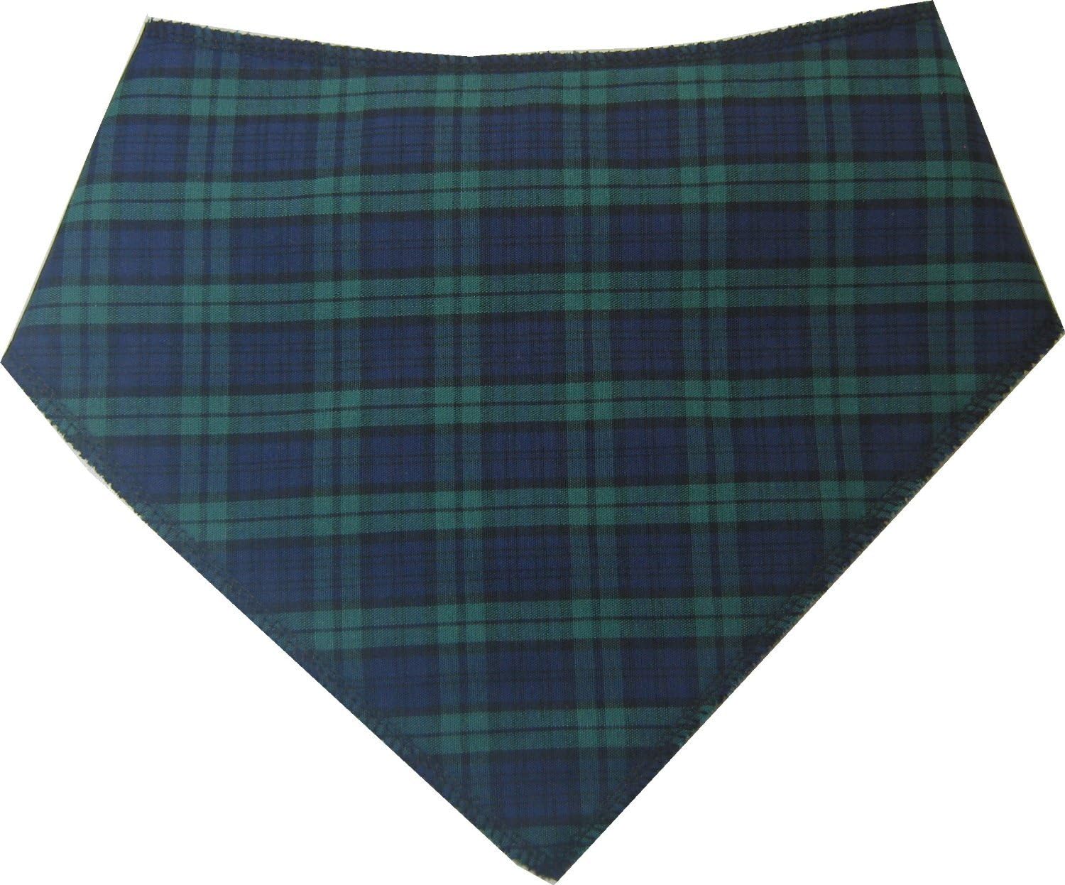 Spoilt Rotten Pets Blue TARTAN Dog Bandana.(S2) Black Watch Tartan. Small Size Generally Fits Cocker Spaniel, Shih-tzu and Bichon Frise Sized Dogs. Will Fit Neck Size 12" to 16"