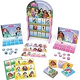 Disney Princess, Games HQ Board Games for Kids Checkers Tic Tac Toe Bingo Go Fish Card Games Disney Princess Toys, for Presch