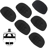 OGNWFUNK 6 Pack Face Mask Replacement Pads Compatible with Rip It – Softball Facemask Chin Cups, Durable Replacement Chin Pads for Baseball and Softball Helmets, Comfortable Fit for Youth and Adults