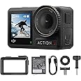 DJI Osmo Action 4 Essential Combo, Waterproof Action Camera Vlogging Camera | 1/1.3" Sensor, 4K/120fps Video, Stunning Low-Li