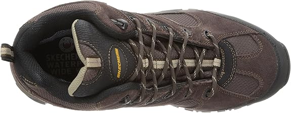 skechers men's 76987 clan waterproof work boots