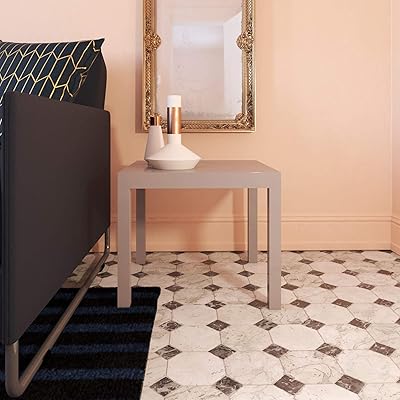 Ameriwood Home Parsons Modern End Table, Gray