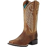 Ariat Women’s Round Up Wide Square Toe Western Boot