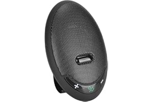 EBTOOLS Car Speakerphone, Bluetooth 5.0 Handsfree in car Speakerphone Audio Receiver, Intelligent Noise Reduction, Compatible with for Smartphons, Tablets, Laptops