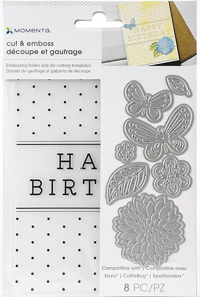 Amazon Co Jp Momenta カットとエンボス加工 誕生日 Us ワンサイズ Happy Birthday ホーム キッチン