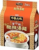 明星 中華三昧 赤坂榮林 酸辣湯麺 3P&times;2個