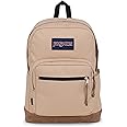 JanSport Right Pack Backpack - Durable Daypack with Padded 15" Laptop Sleeve, Spacious Main Compartment & Integrated Water Bottle Pocket - Travertine