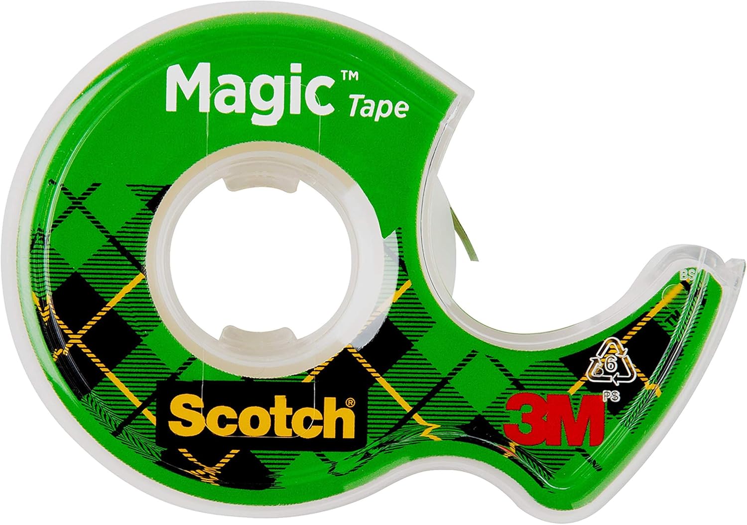 Scotch Magic Tape, 3 Rolls, Numerous Applications, Invisible, Engineered for Repairing, 3/4 x 300 Inches (3105) : Clear Tapes : Office Products
