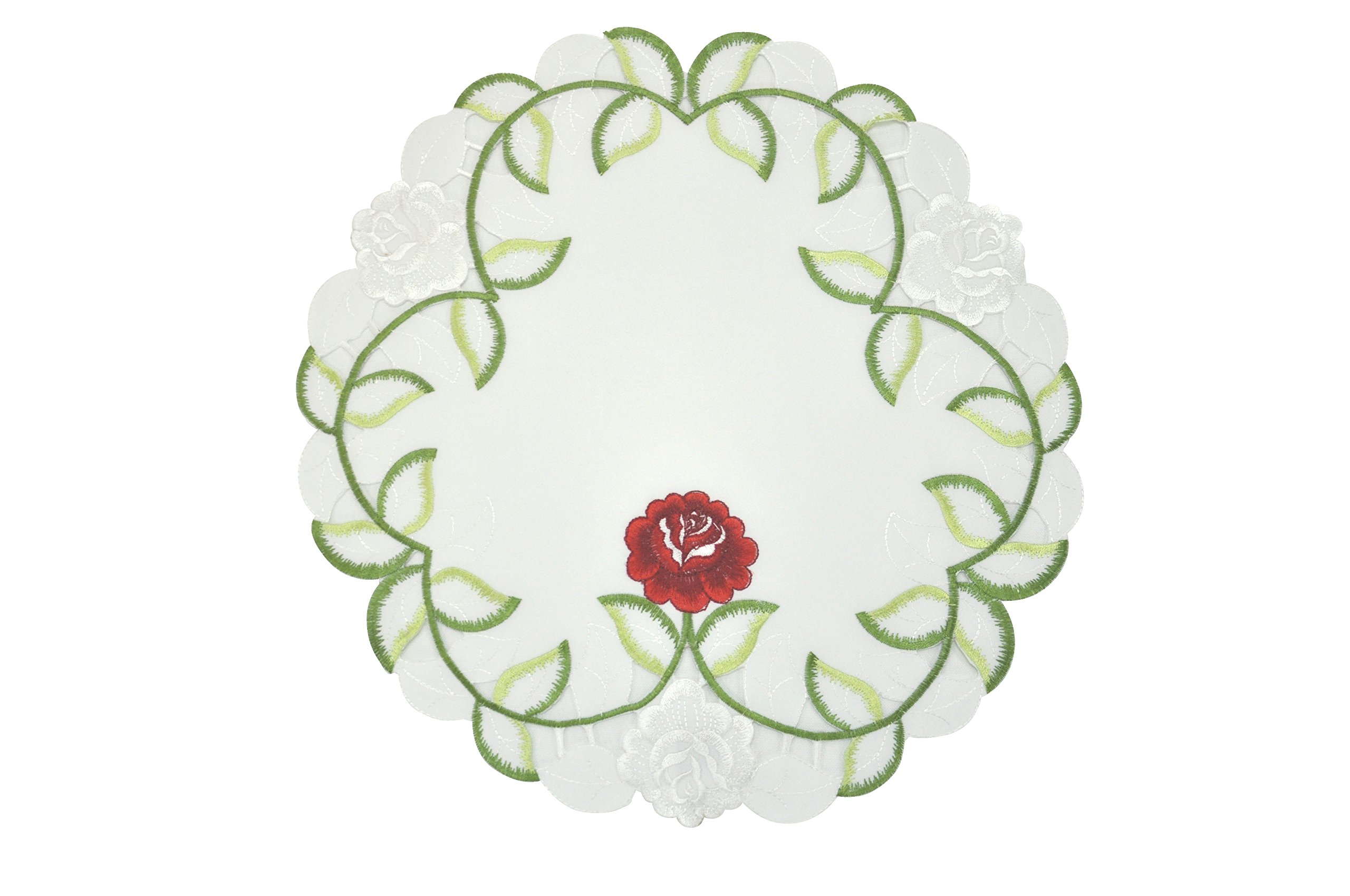 Bellanda Placemats, Polyester, weiß, 40 x 40 x 0.5 cm