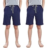 HiddenValor Kids Cotton Pajama Shorts with Pockets for Boys Girls