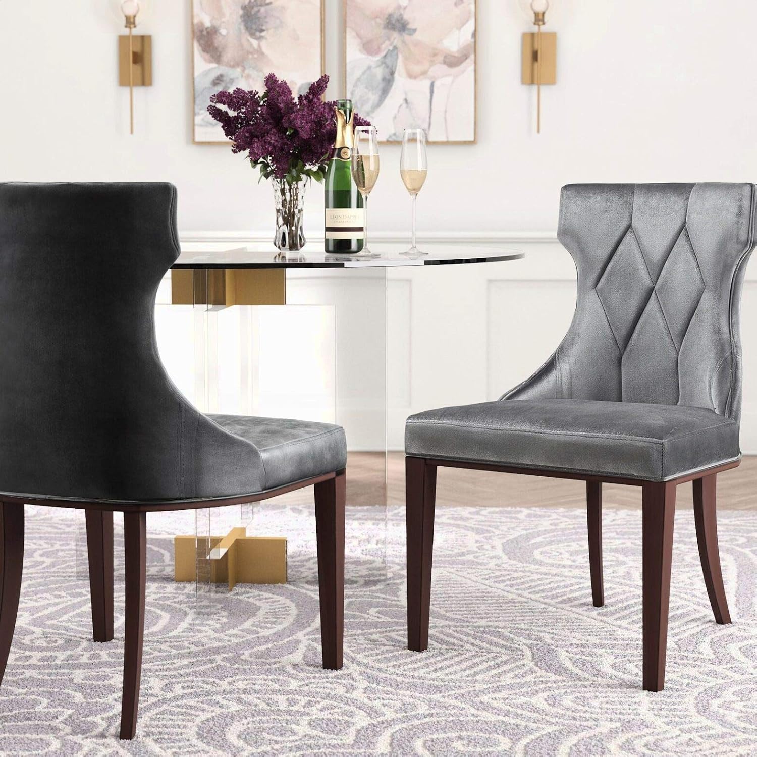 Amazon.com - Sutherland Upholstered Dining Chair, Upholstery Material
