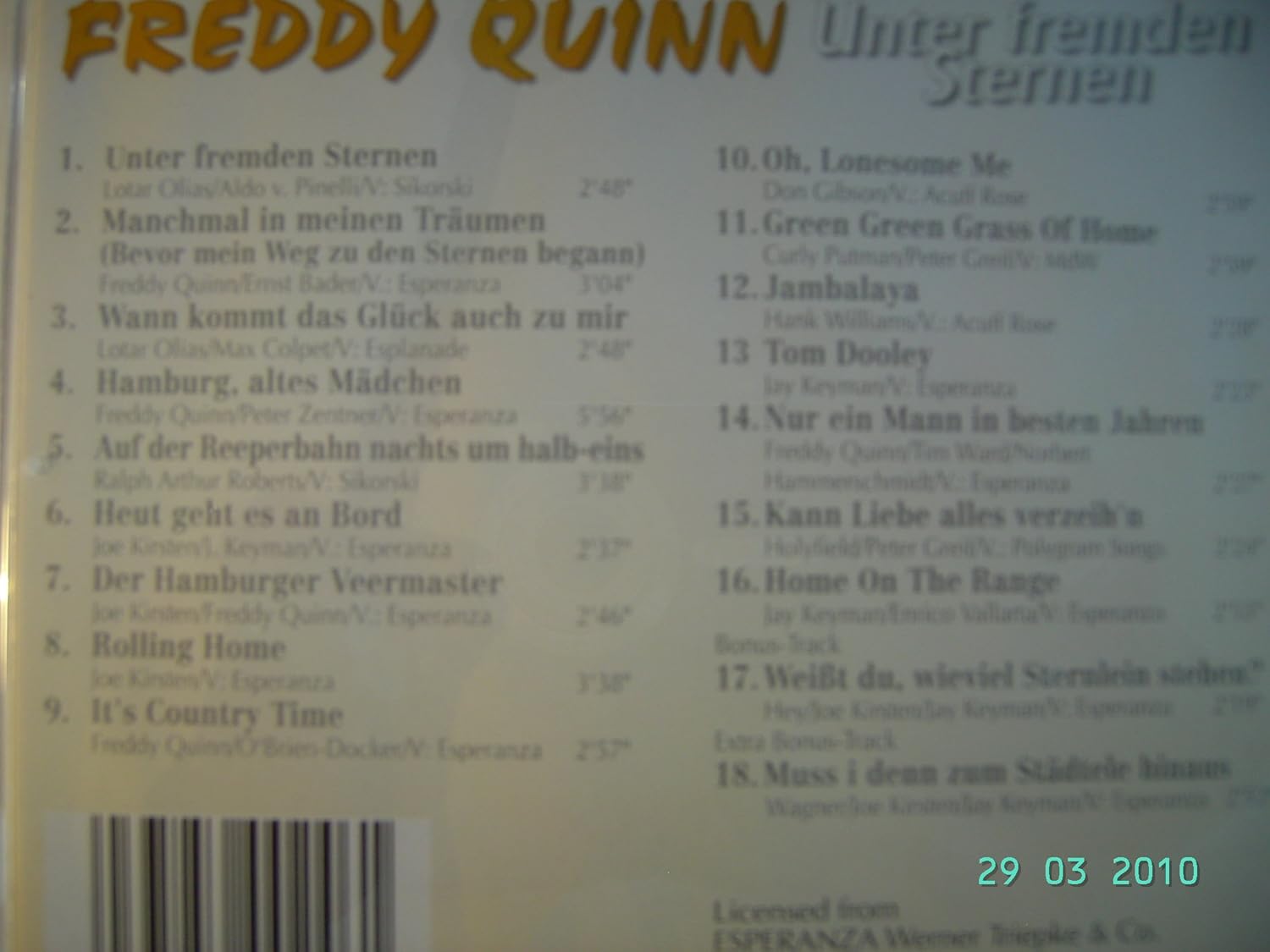 Freddy Quinn Hamburg Altes Mädchen Text
