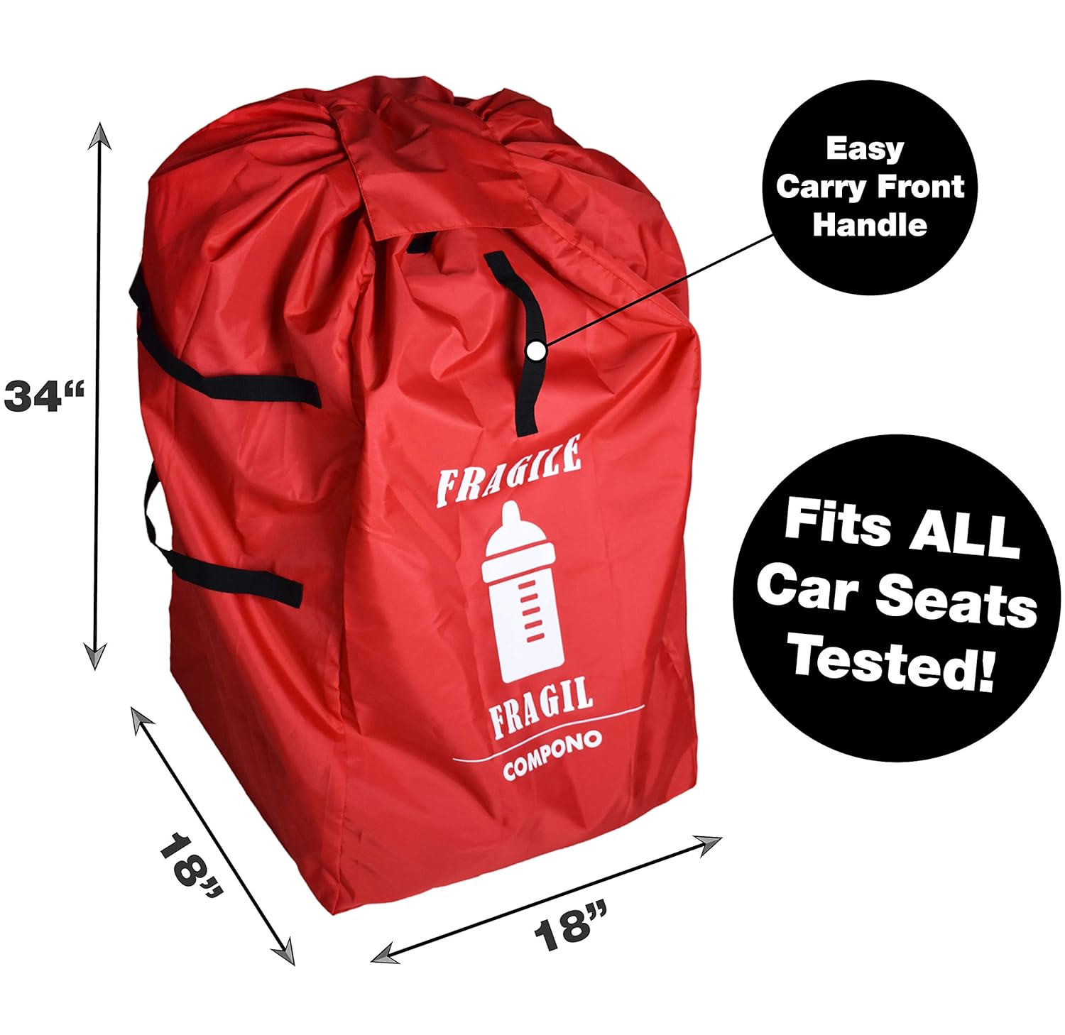 nuna car seat travel bag